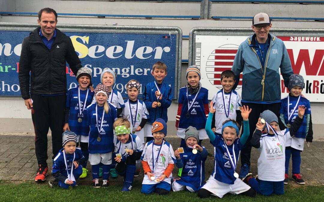 Begeisterte Stimmung beim Minifußball Turnier in Blonhofen