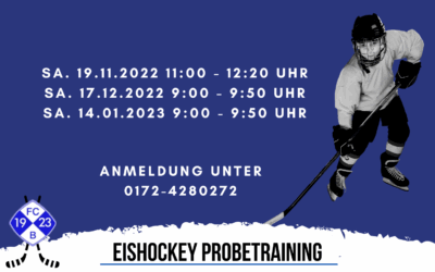 Eishockey Probetraining