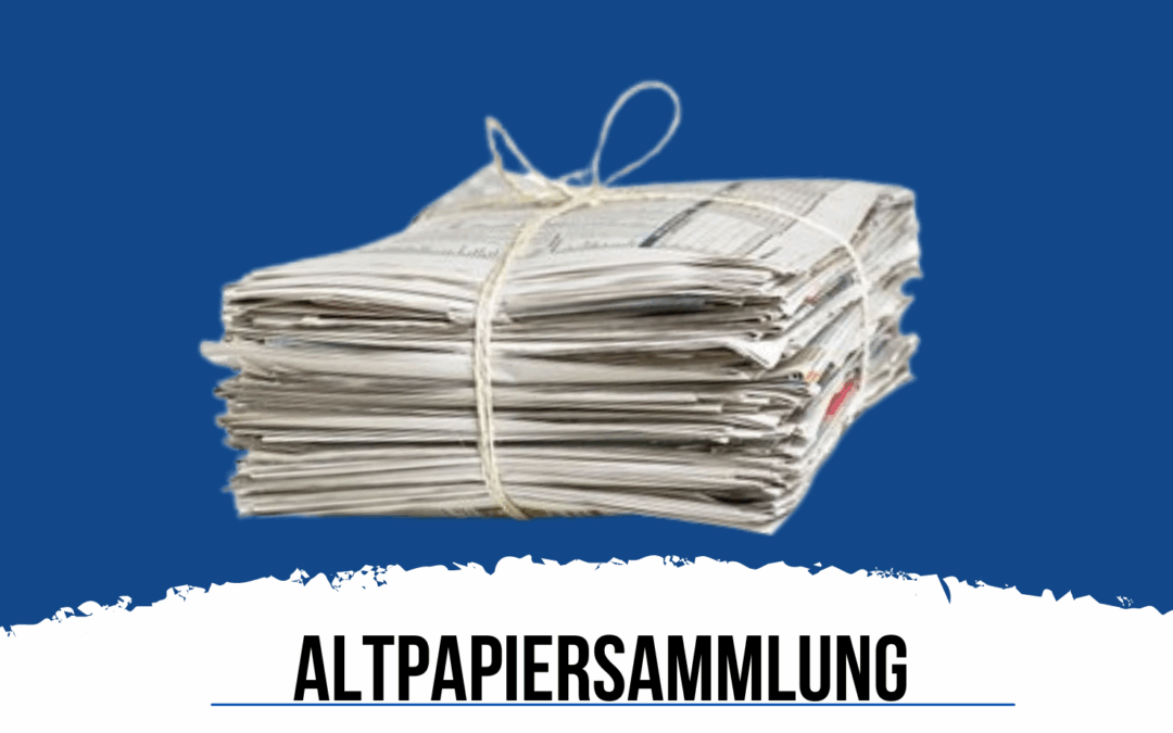 Altpapiersammlung