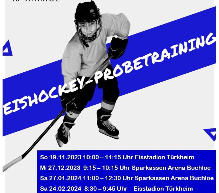 Eishockey-Probetraining 2023 / 2024
