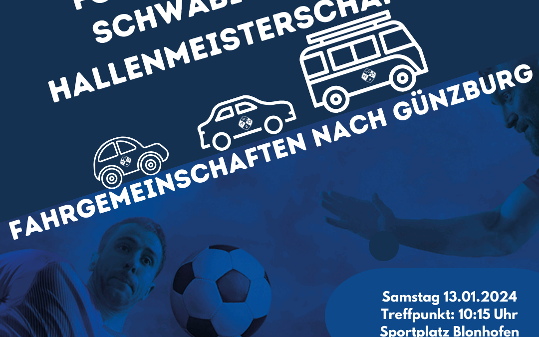 FCB fährt zur schwäbischen Hallenmeisterschaft