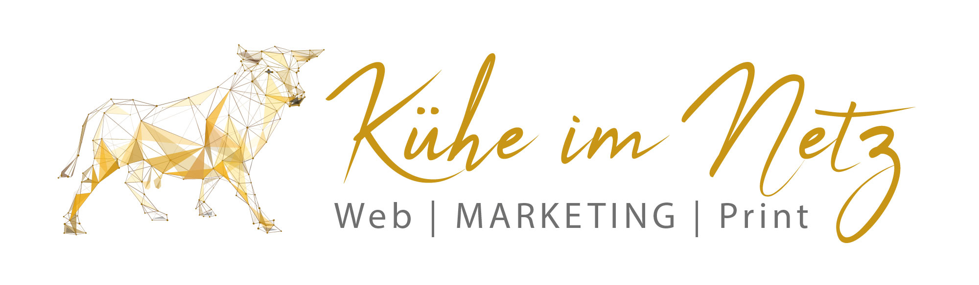 Kühe im Netz