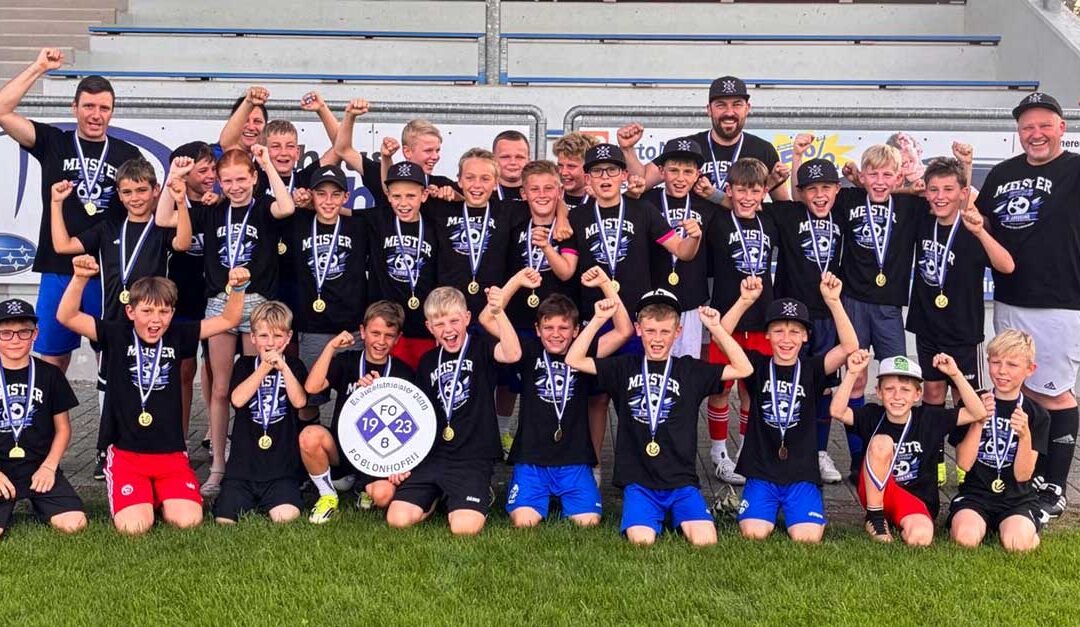 Erfolgreiche Saison für die E-Junioren des FC Blonhofen